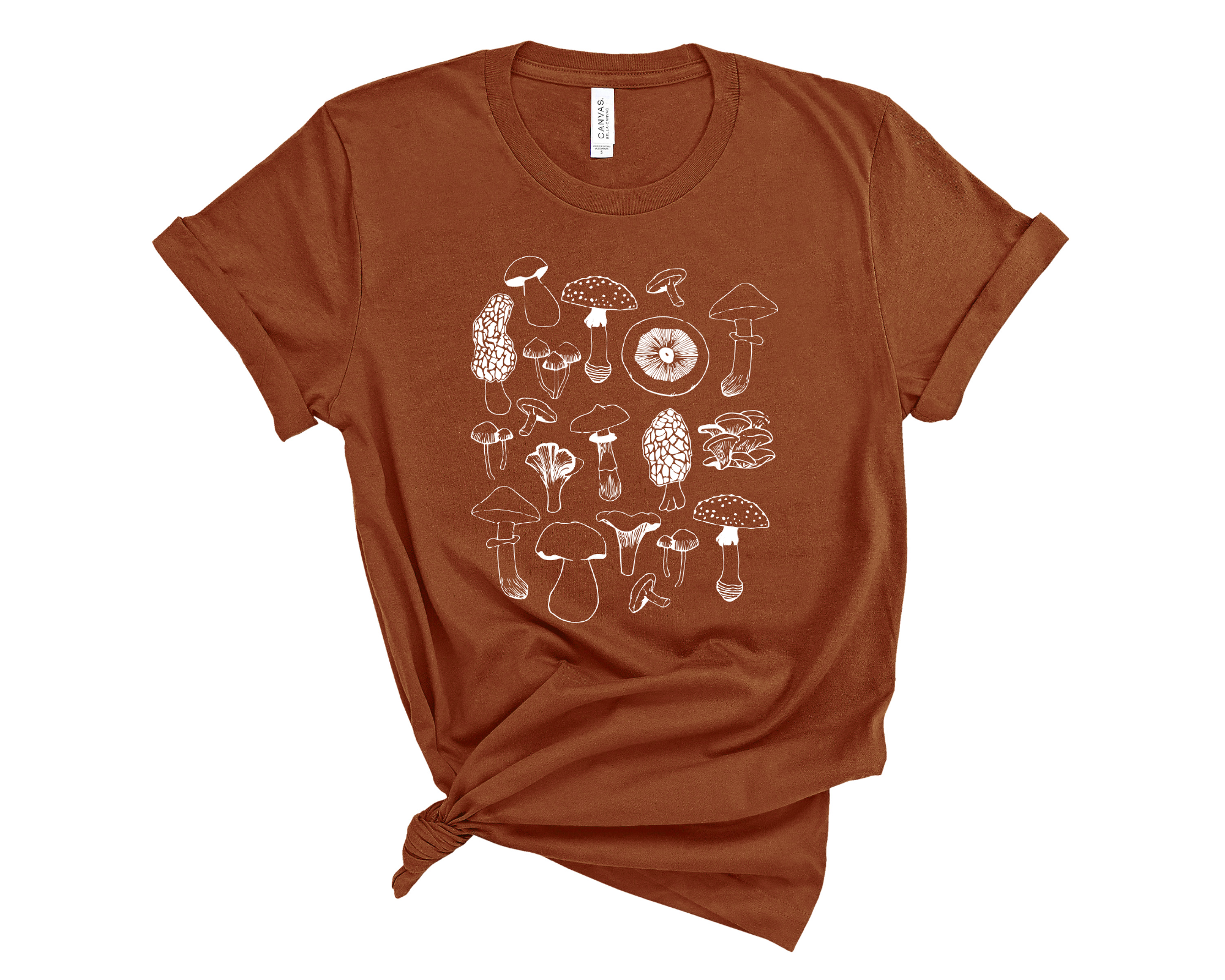 Mushroom Illustration T-Shirt
